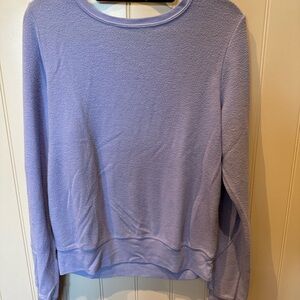WILDFOX Ladies Women’s Size Small Periwinkle Blue Fuzzy Sweatshirt